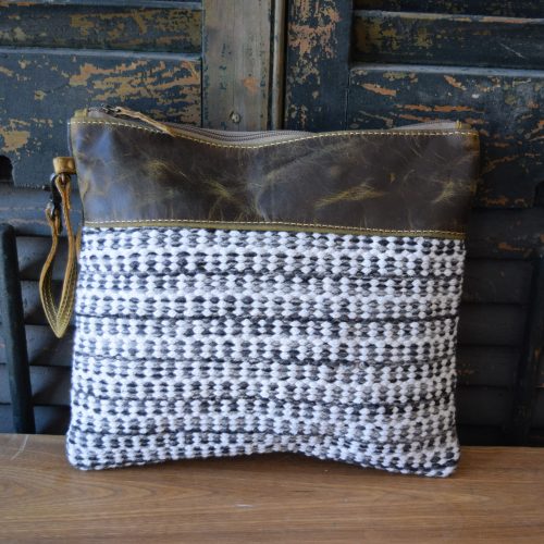 Small Crossbody Grey Rawhide Bag