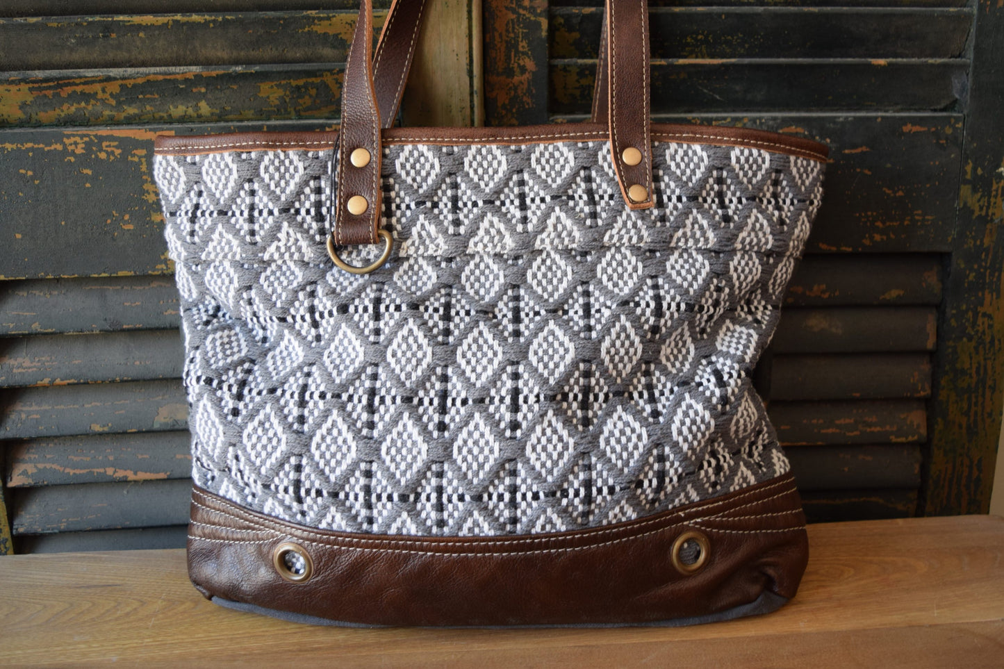 Grey Diamond Tote