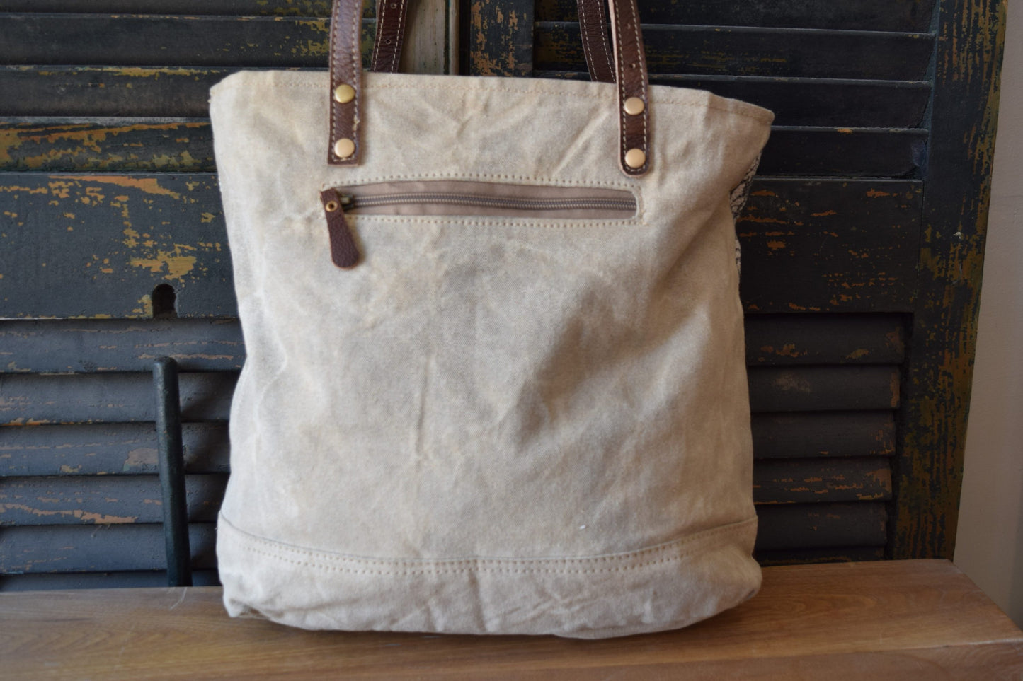 Grey Filigree Tote