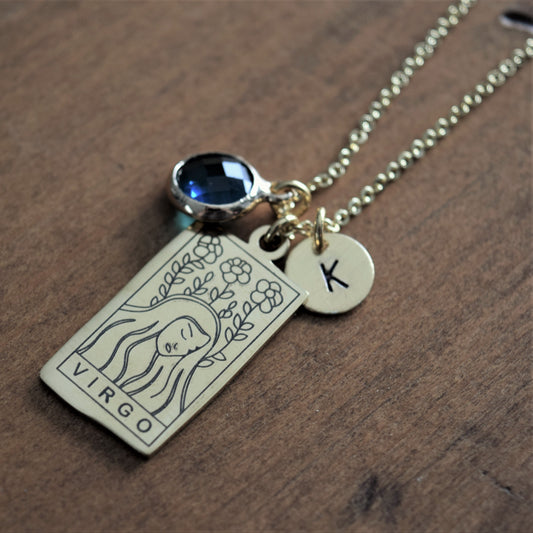 Gold Zodiac Dainty Necklace