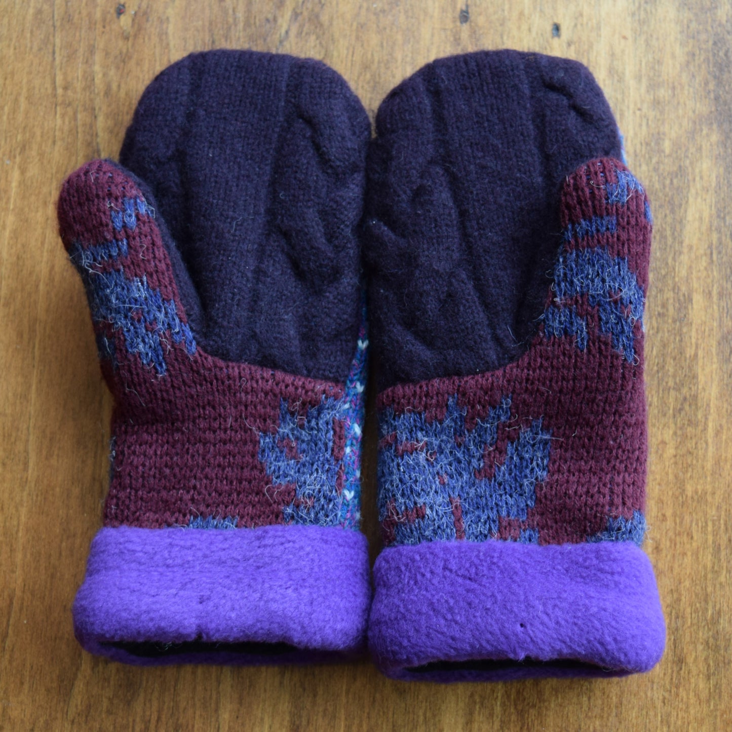 Womens Recycled Mittens