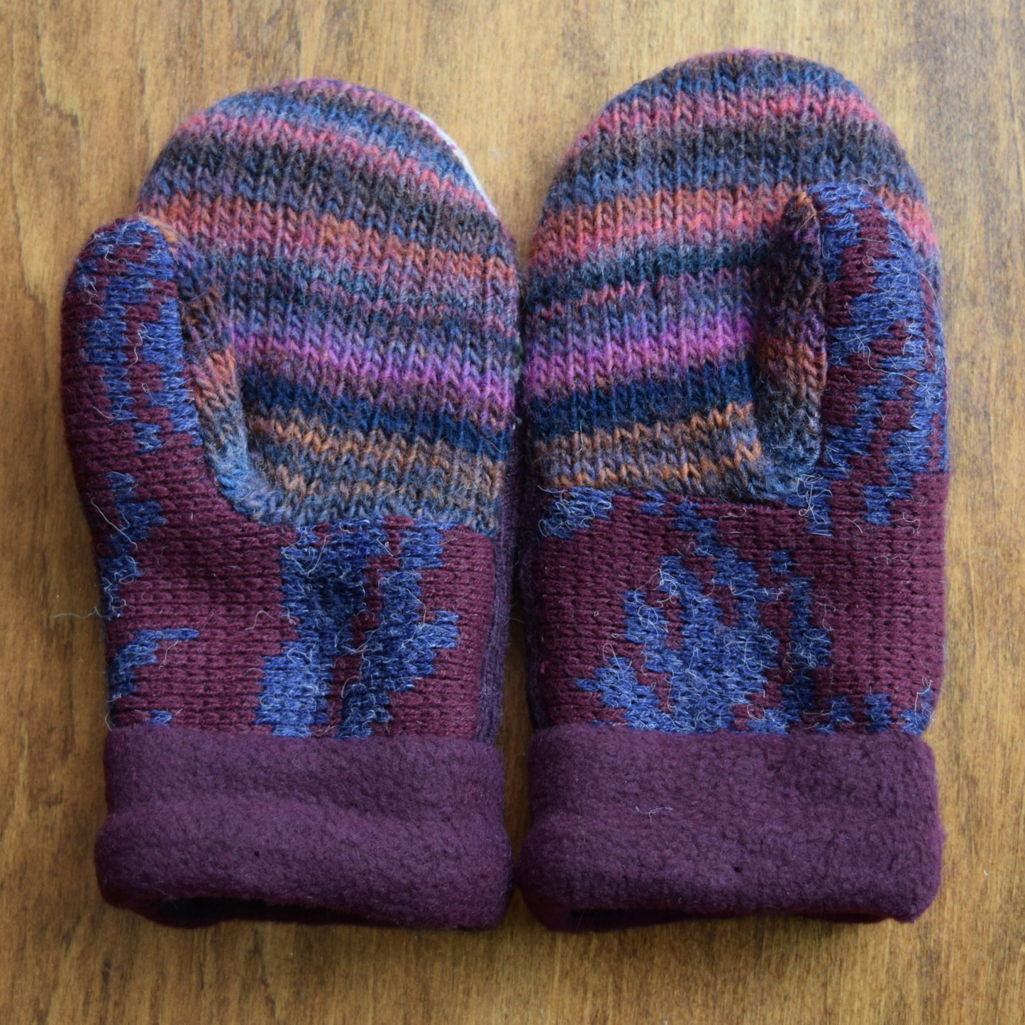 Womens Recycled Mittens