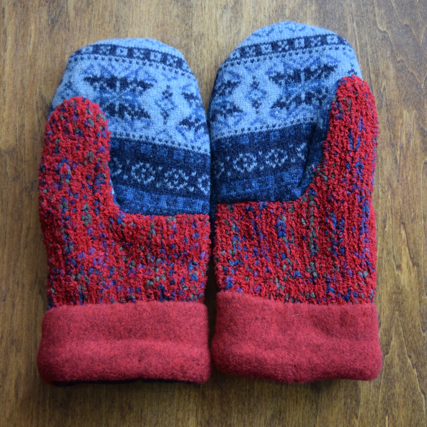 Womens Recycled Mittens