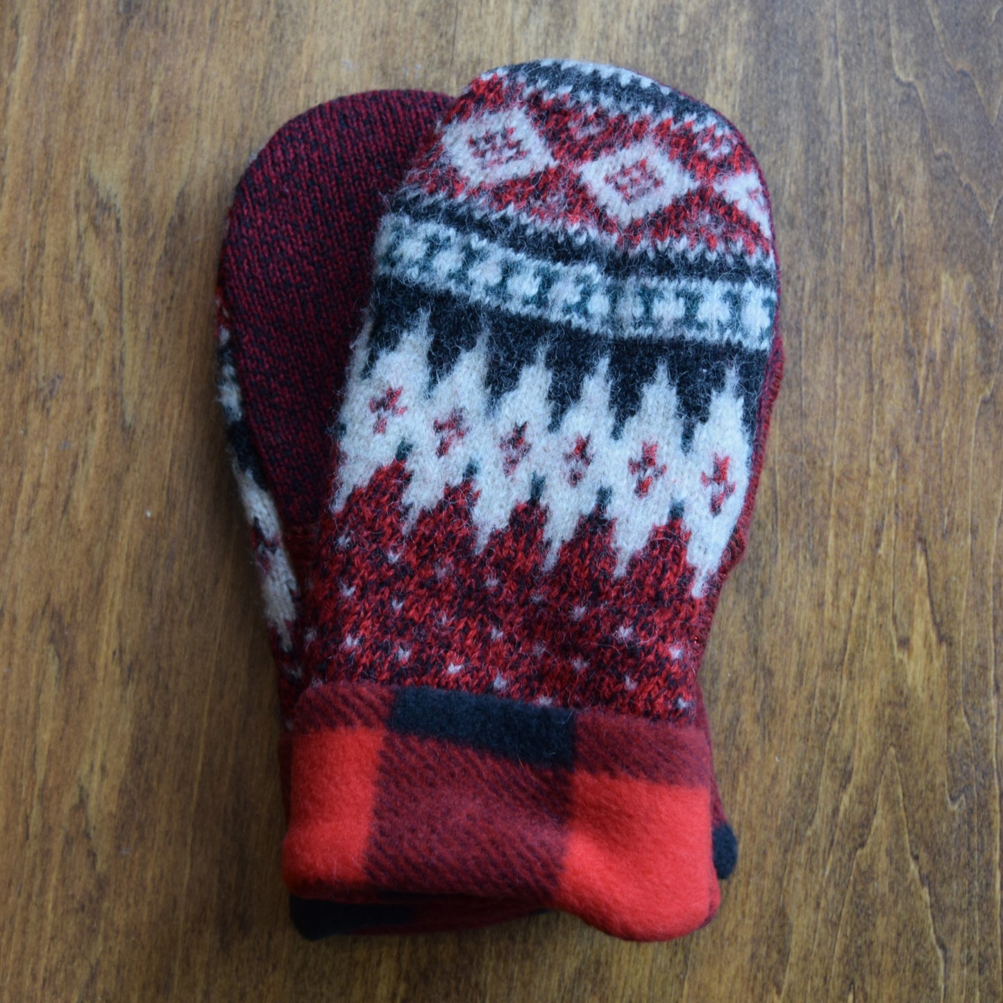 Womens Recycled Mittens