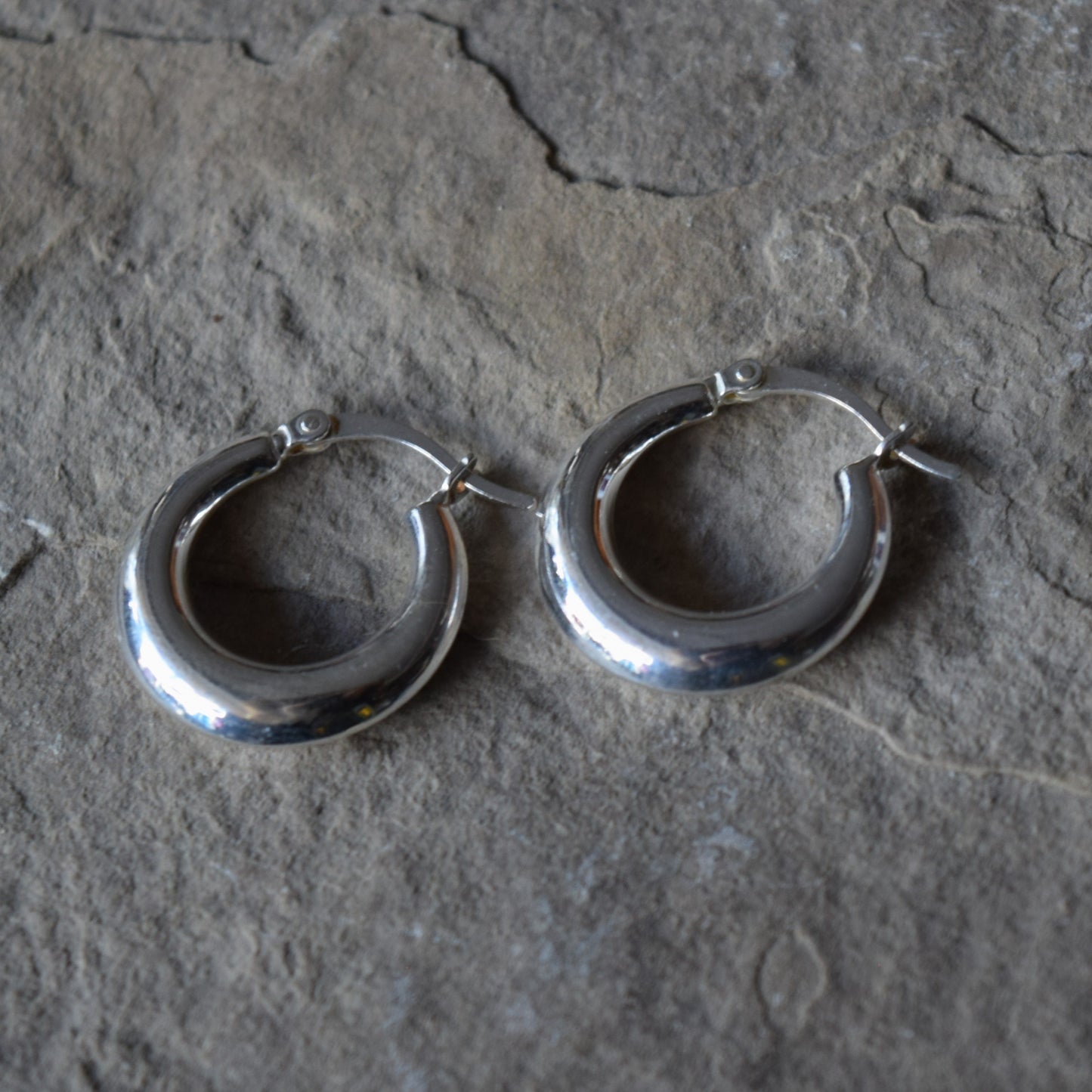 Small Sterling Silver Hoop Earrings