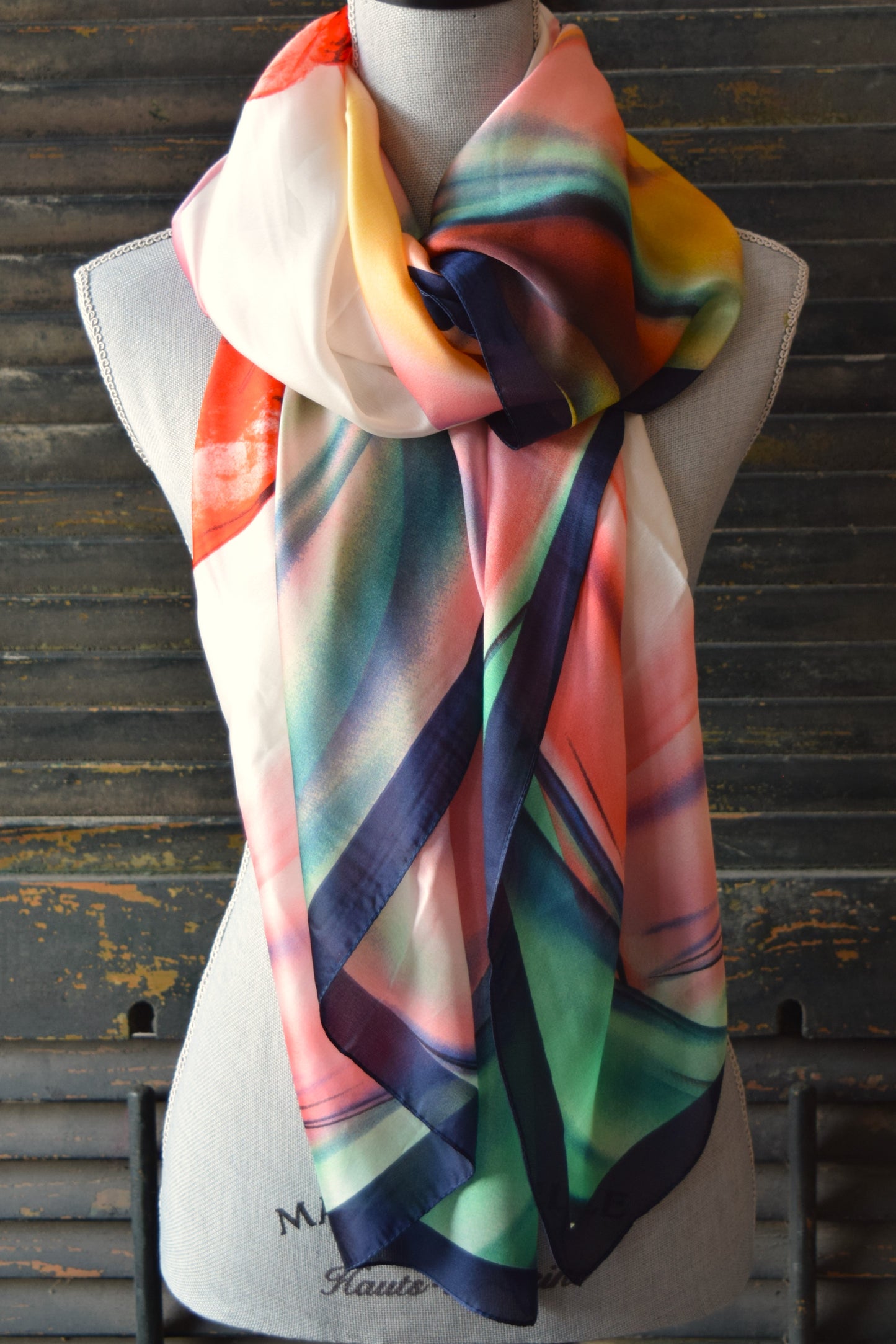 Poppy Silk Scarf