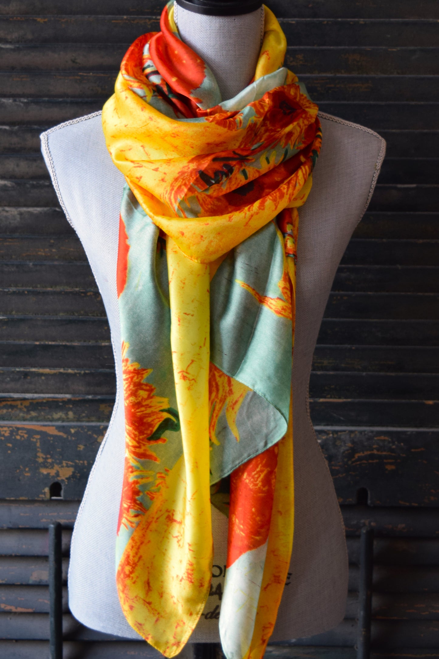 Sunflower Silk Scarf
