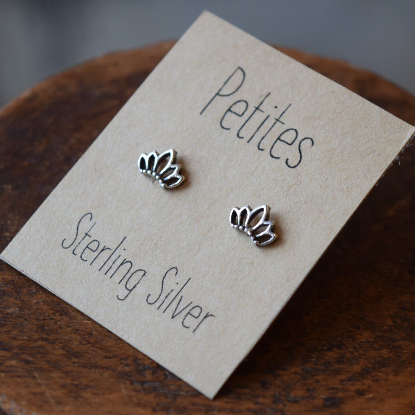 Crown Sterling Silver Earrings