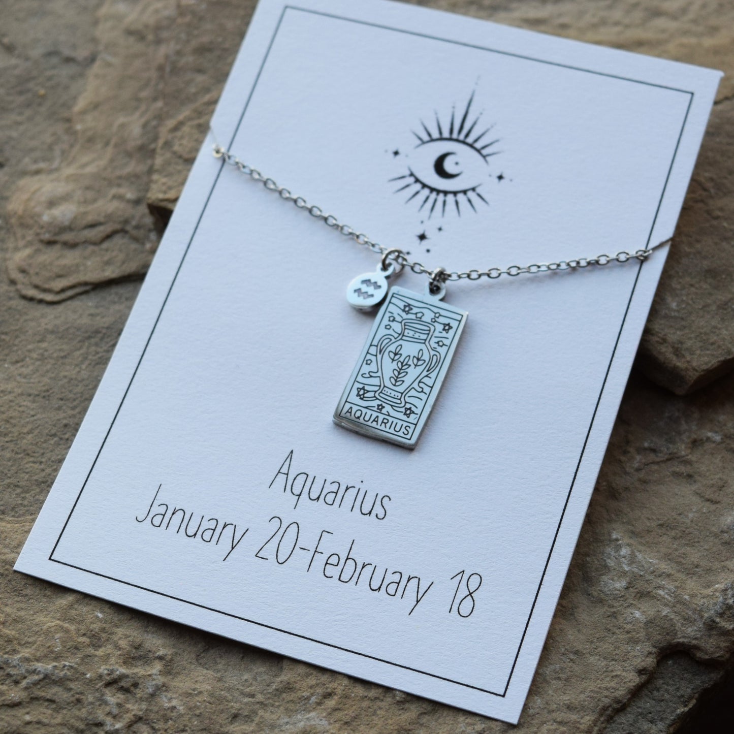 Stainless Steel Zodiac Neckalce