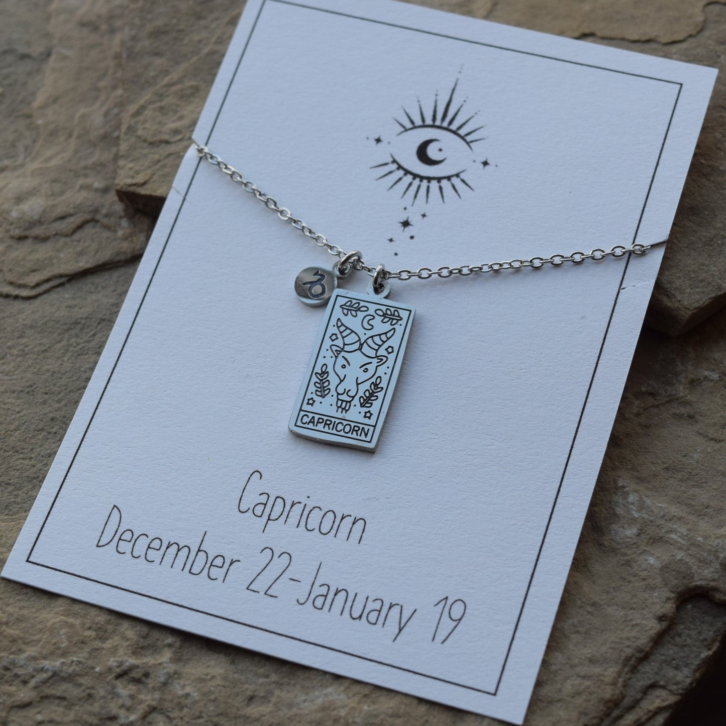 Stainless Steel Zodiac Neckalce