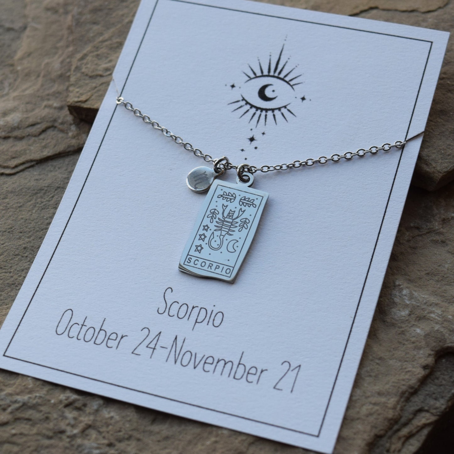 Stainless Steel Zodiac Neckalce