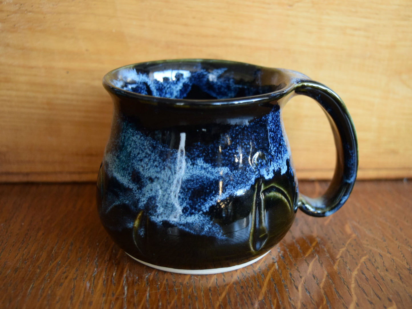 Handmade Friendship  Pottery Mug Licorice