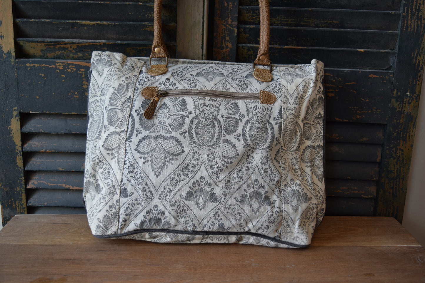 Brocade Pattern Tote