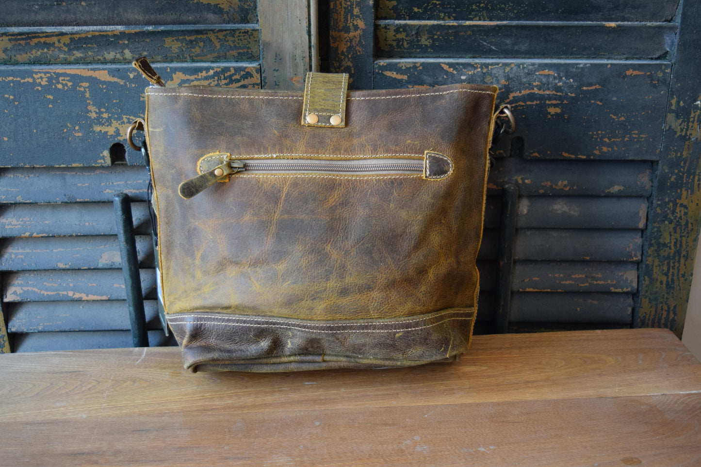 Crossbody Rawhide Clip Bag