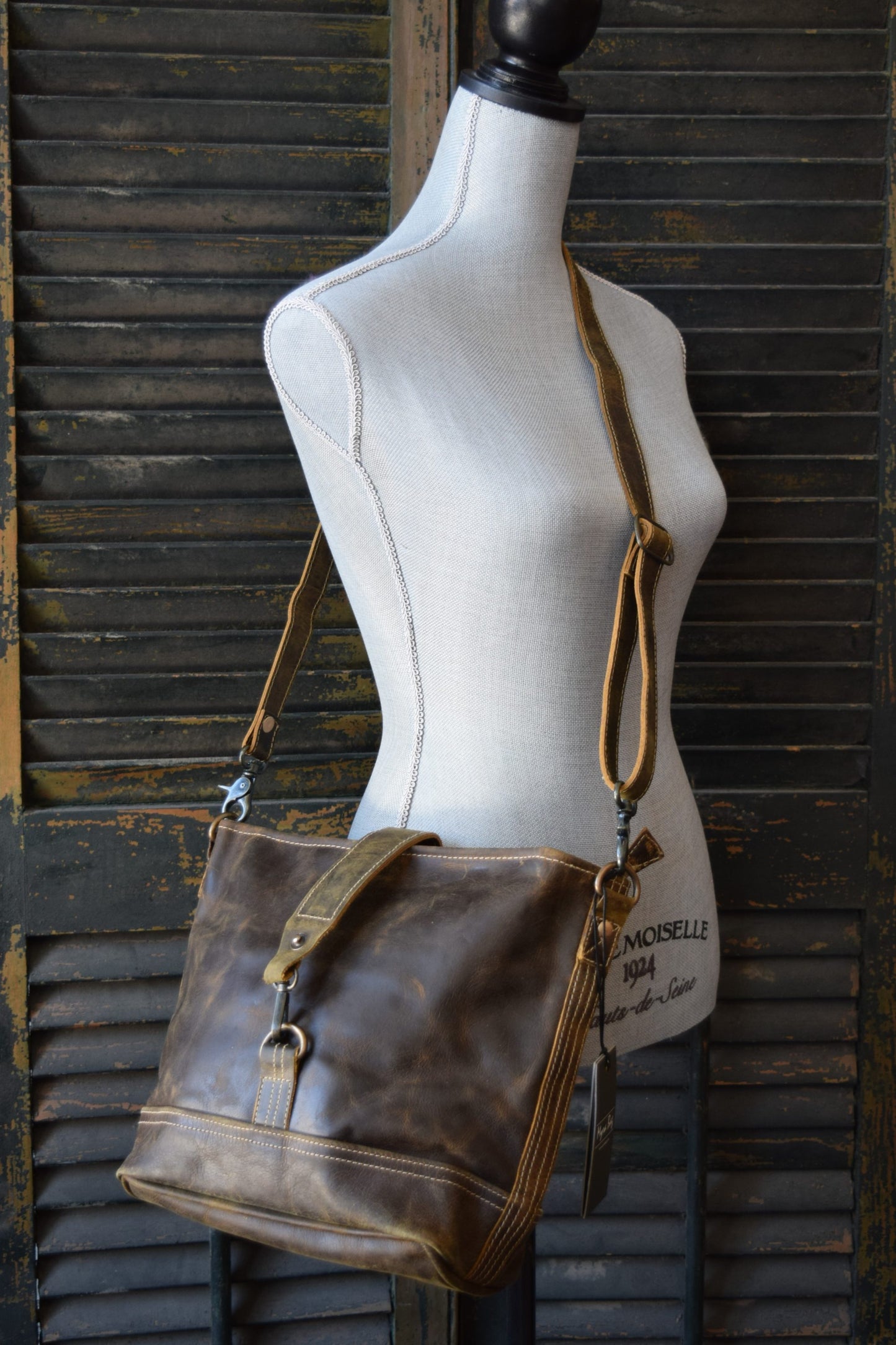 Crossbody Rawhide Clip Bag