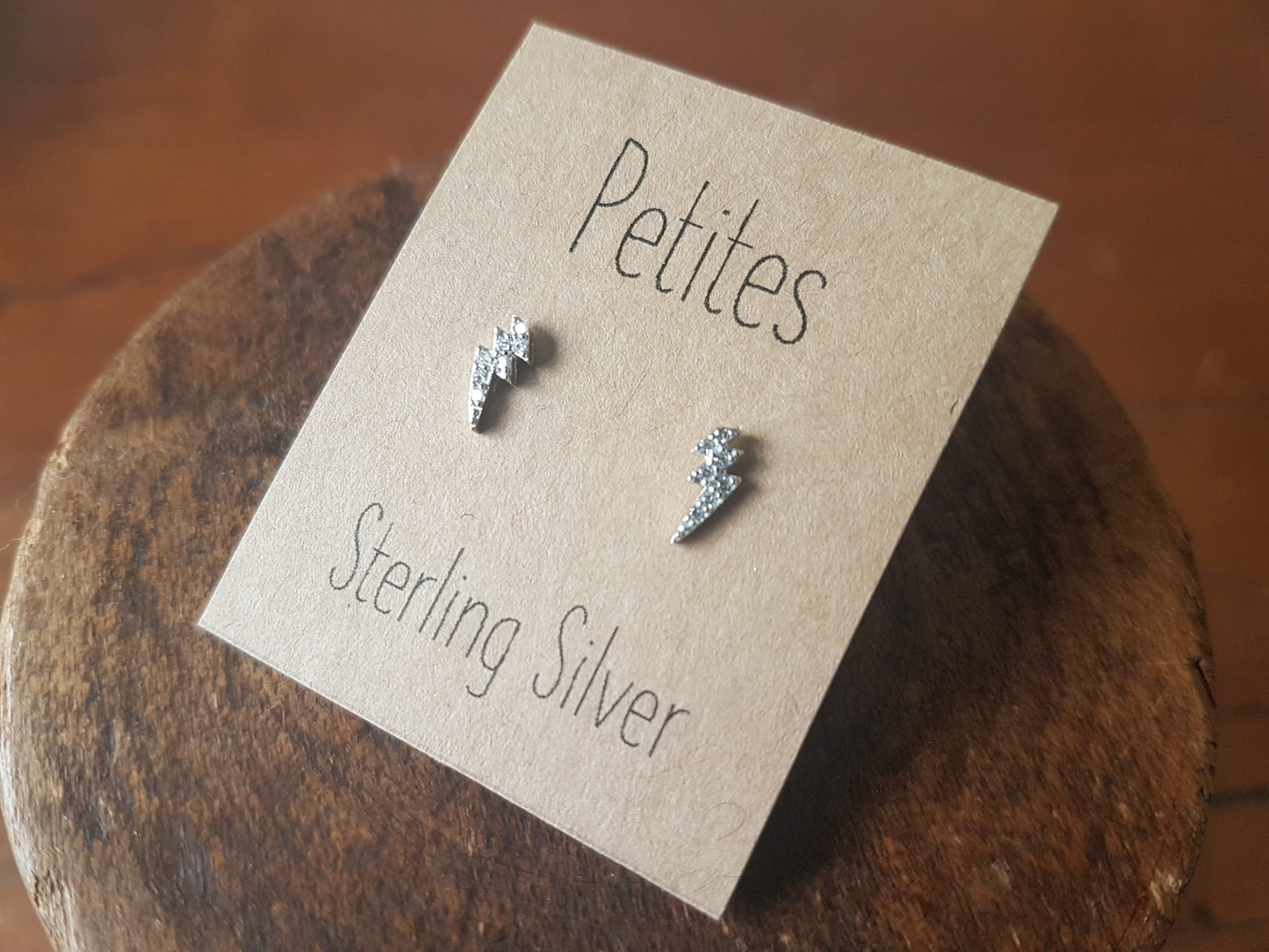 Lightning CZ Sterling Earrings