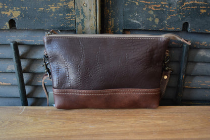 Small Crossbody Brown Leather Bag