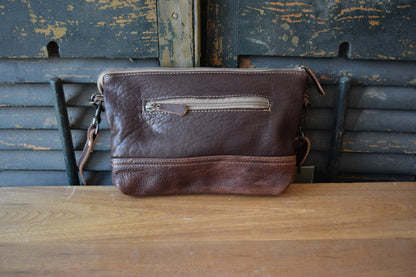 Small Crossbody Brown Leather Bag