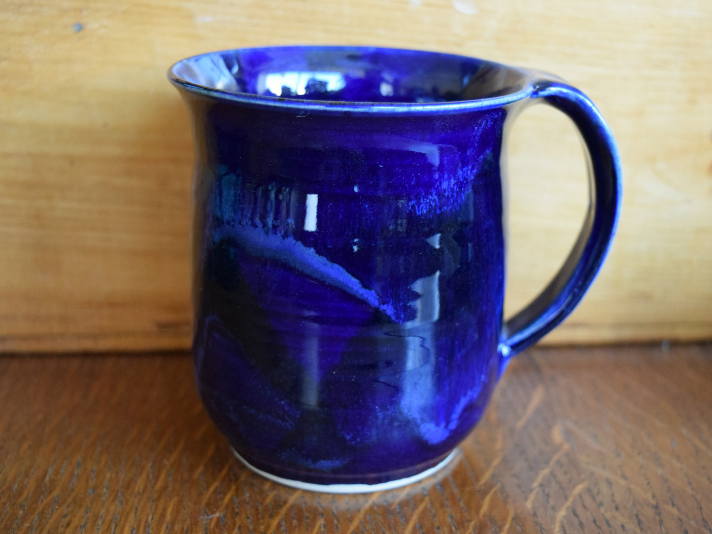 Handmade Pottery Mug Colbalt