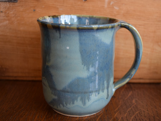 Handmade Pottery Mug Light Blue