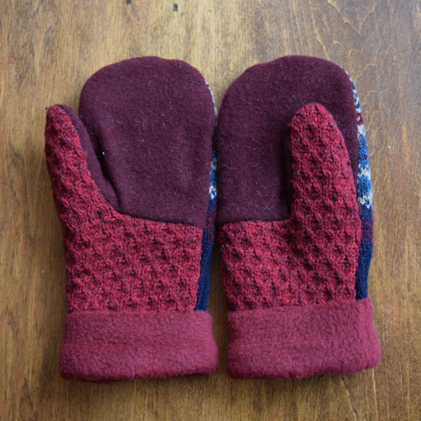 Womens Recycled Mittens