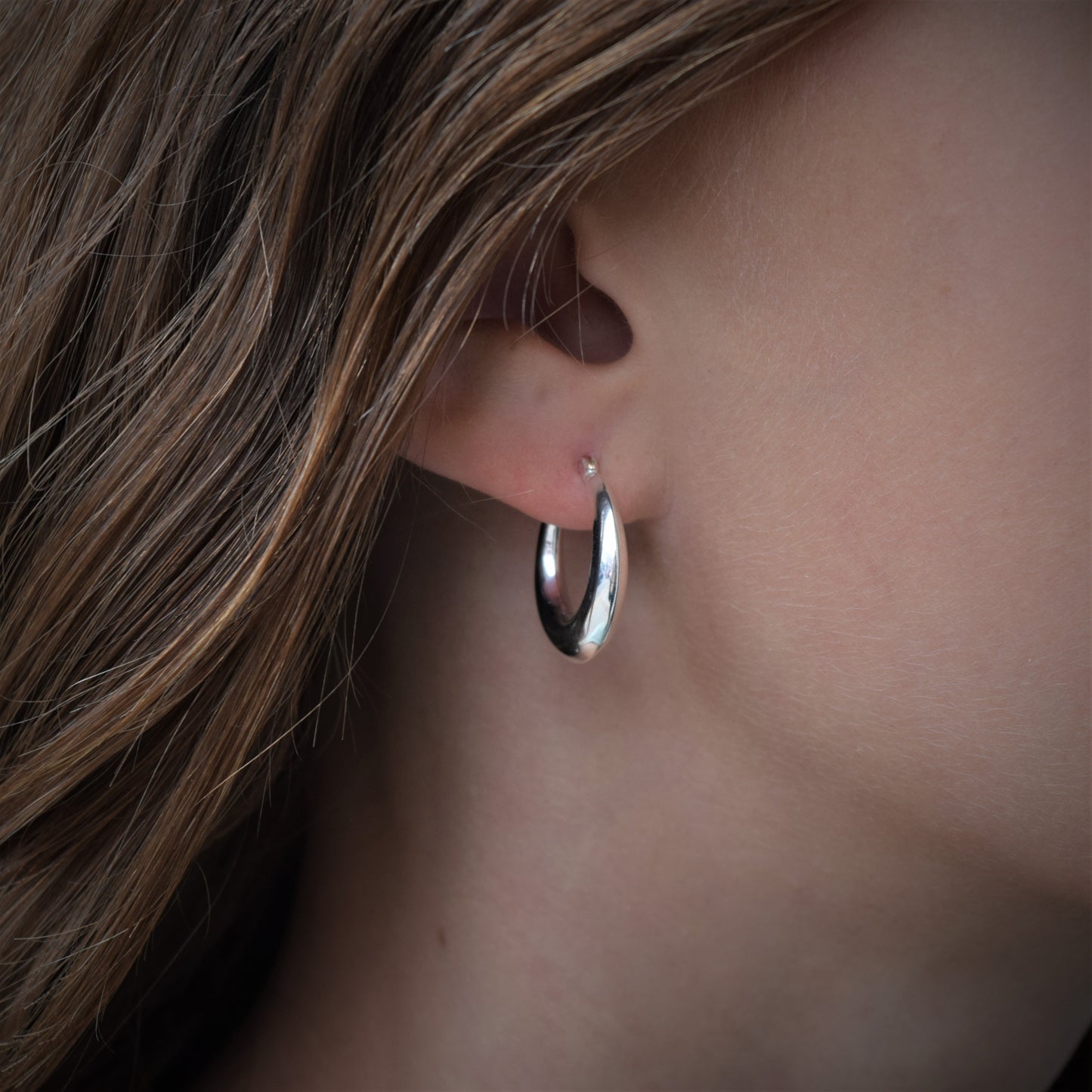 Small Sterling Silver Hoop Earrings
